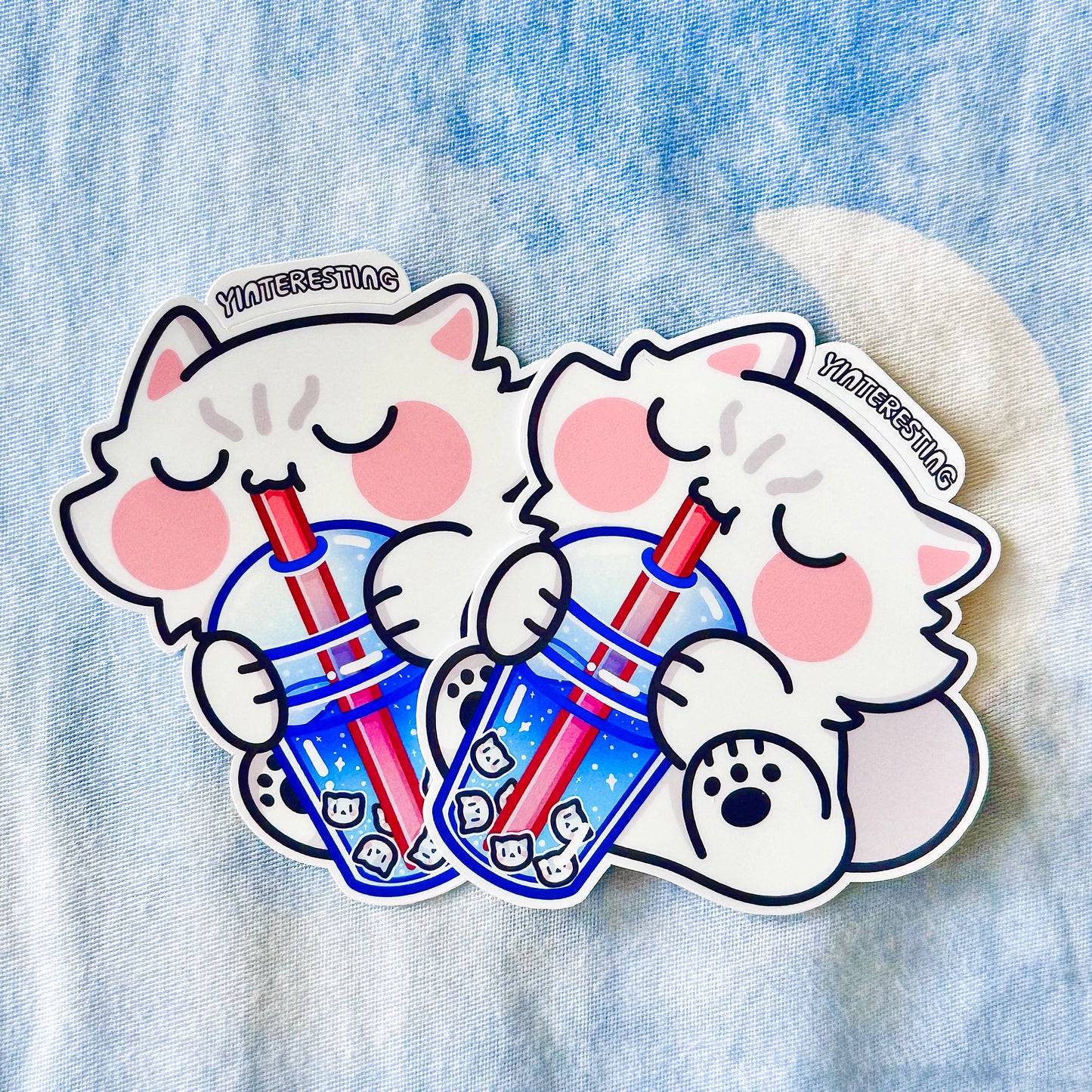 Boba milk tea Dian Sticker