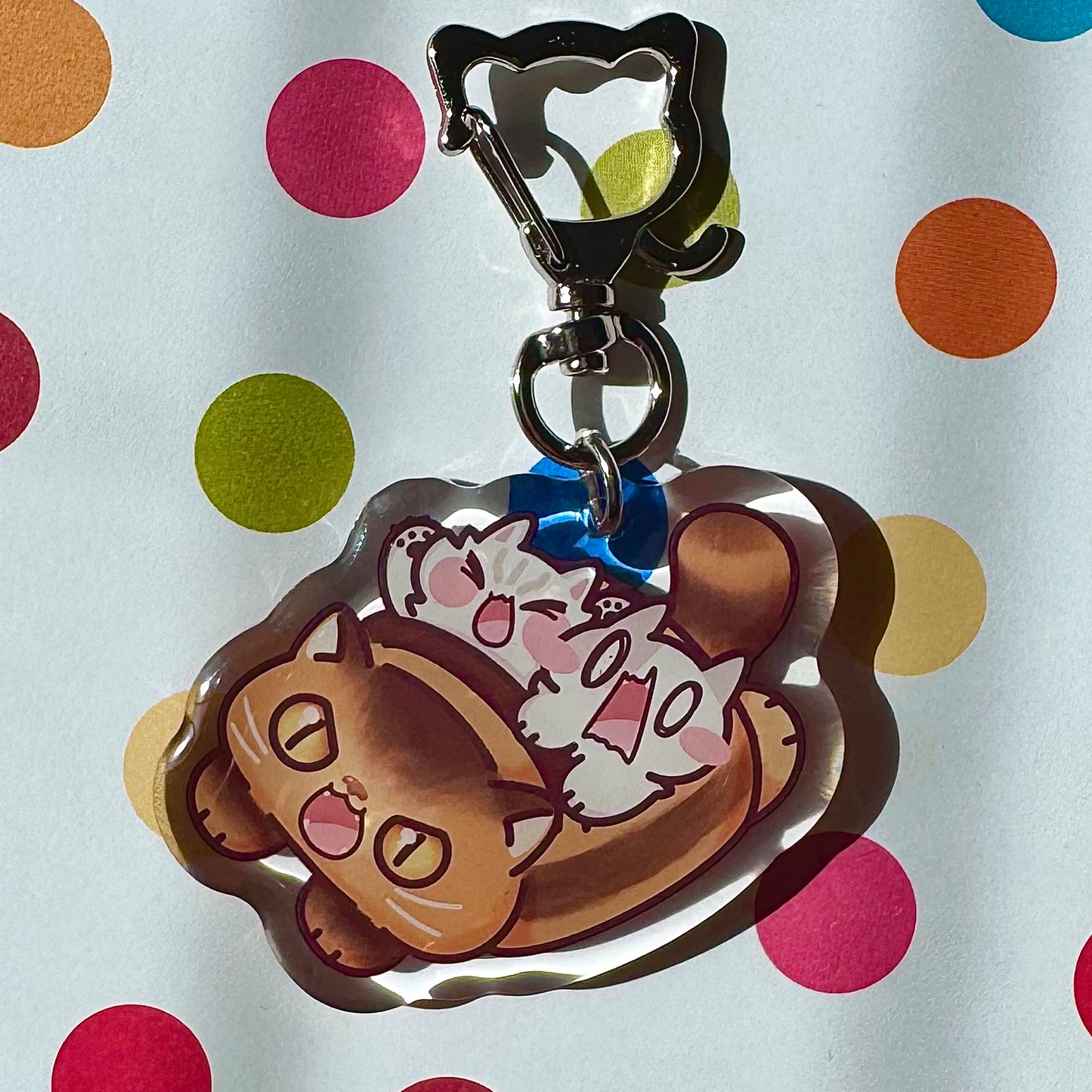 Roller coaster Meow Keychain