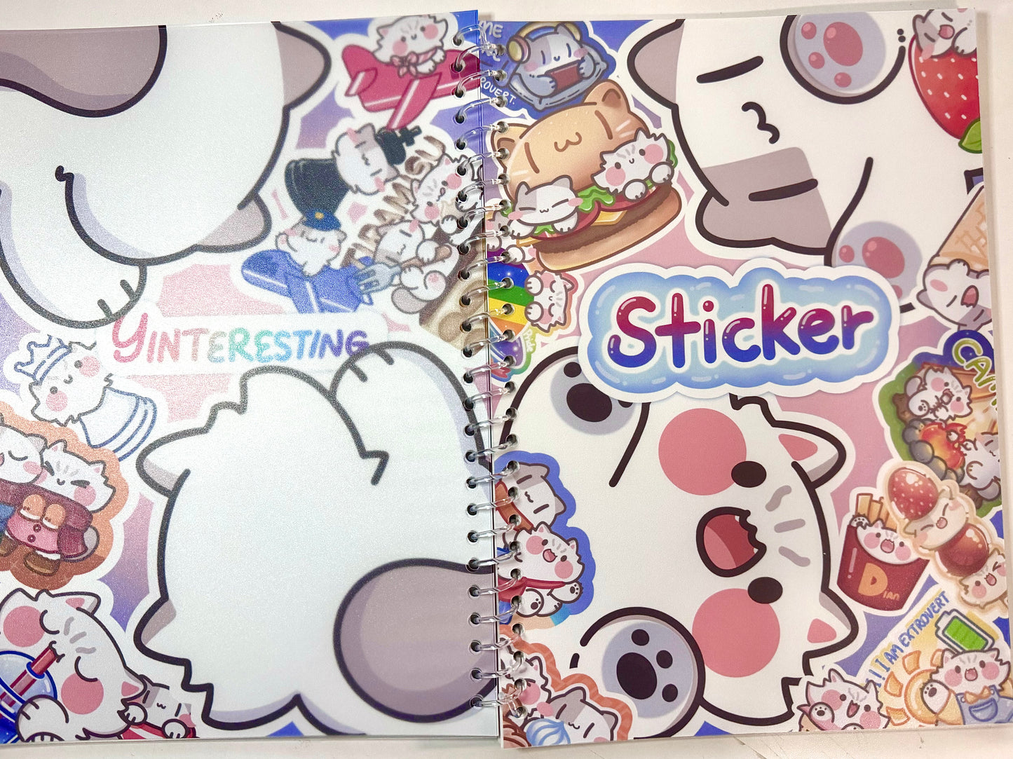 Reusable B5/A5 Sticker Book