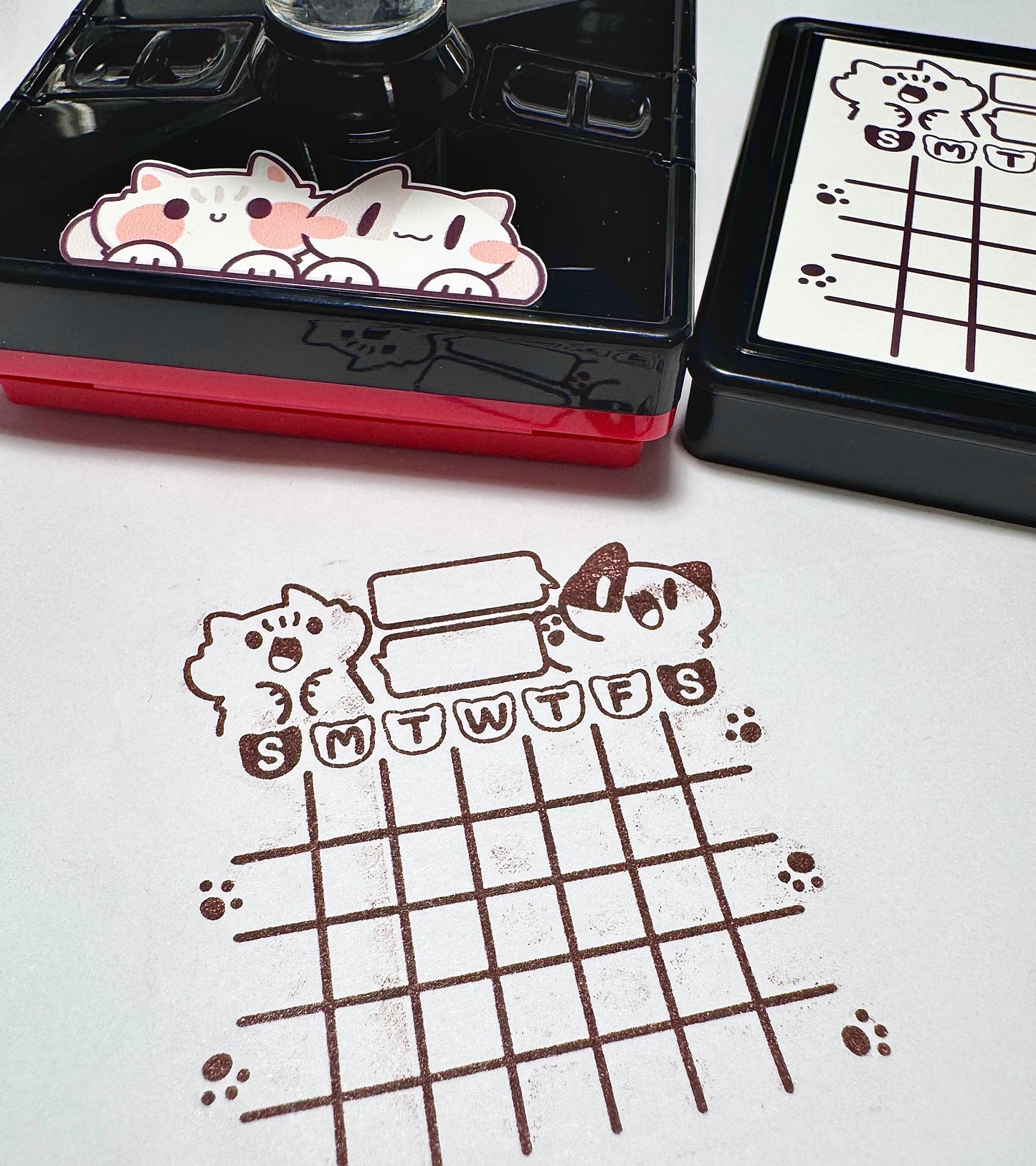 Meow Calendar Stamps
