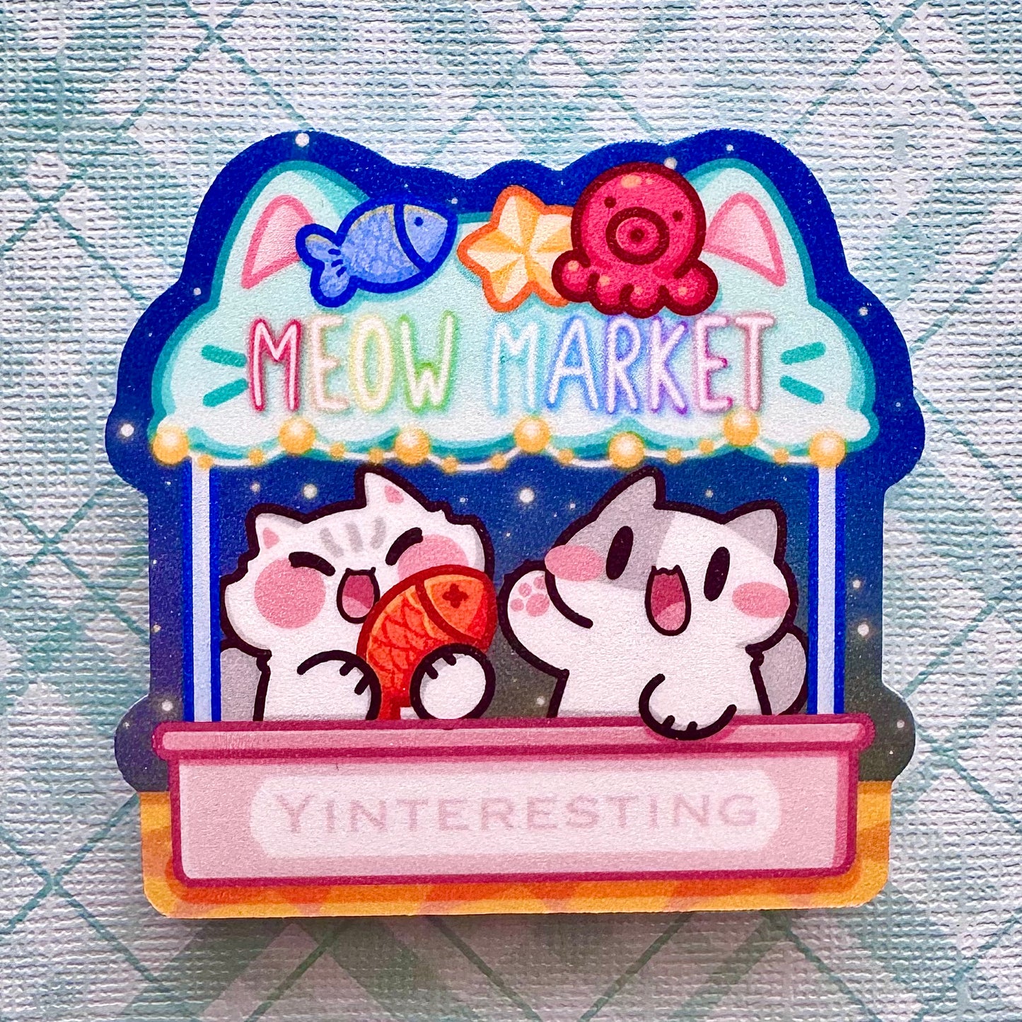 Meows market Sticker