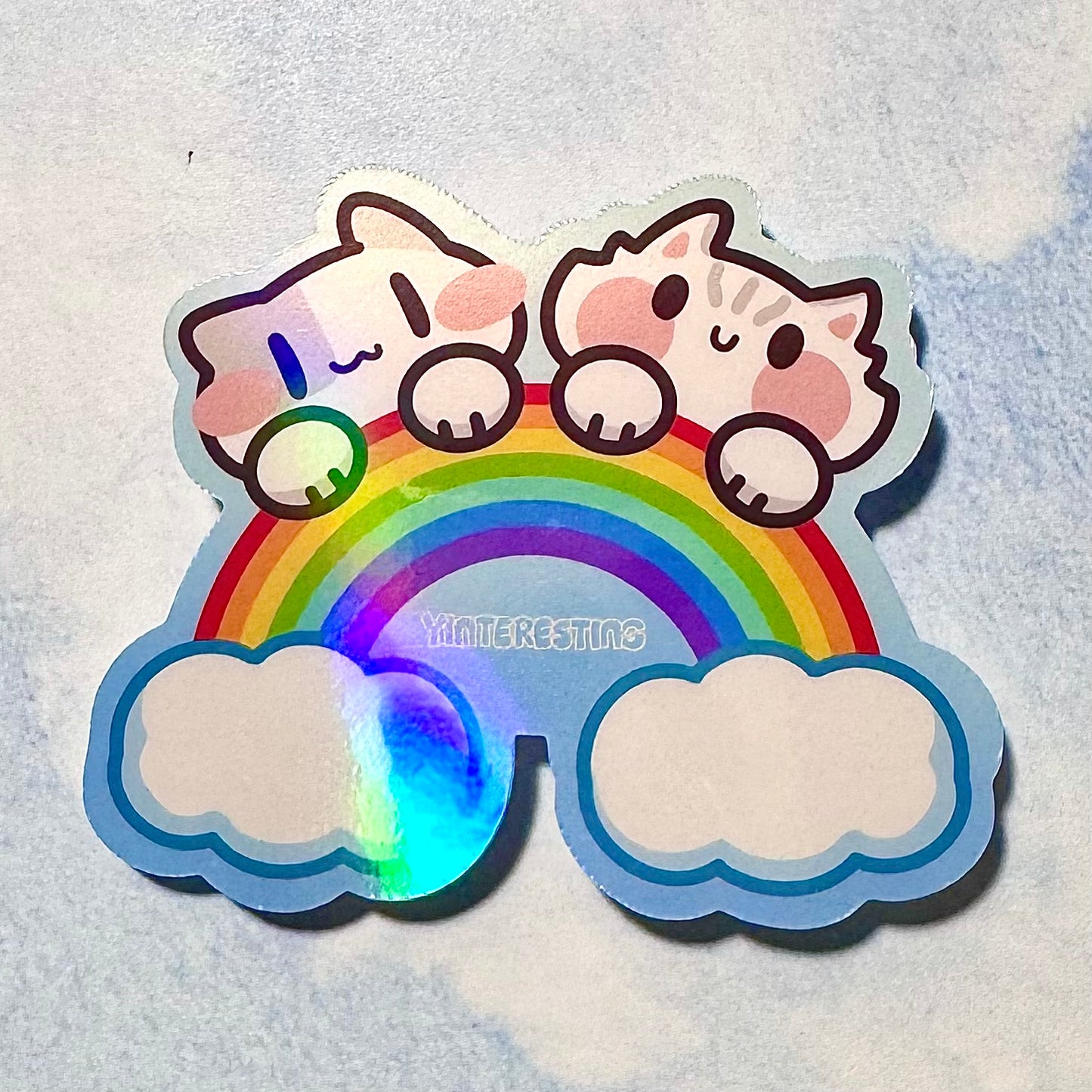 Rainbow Meows Sticker