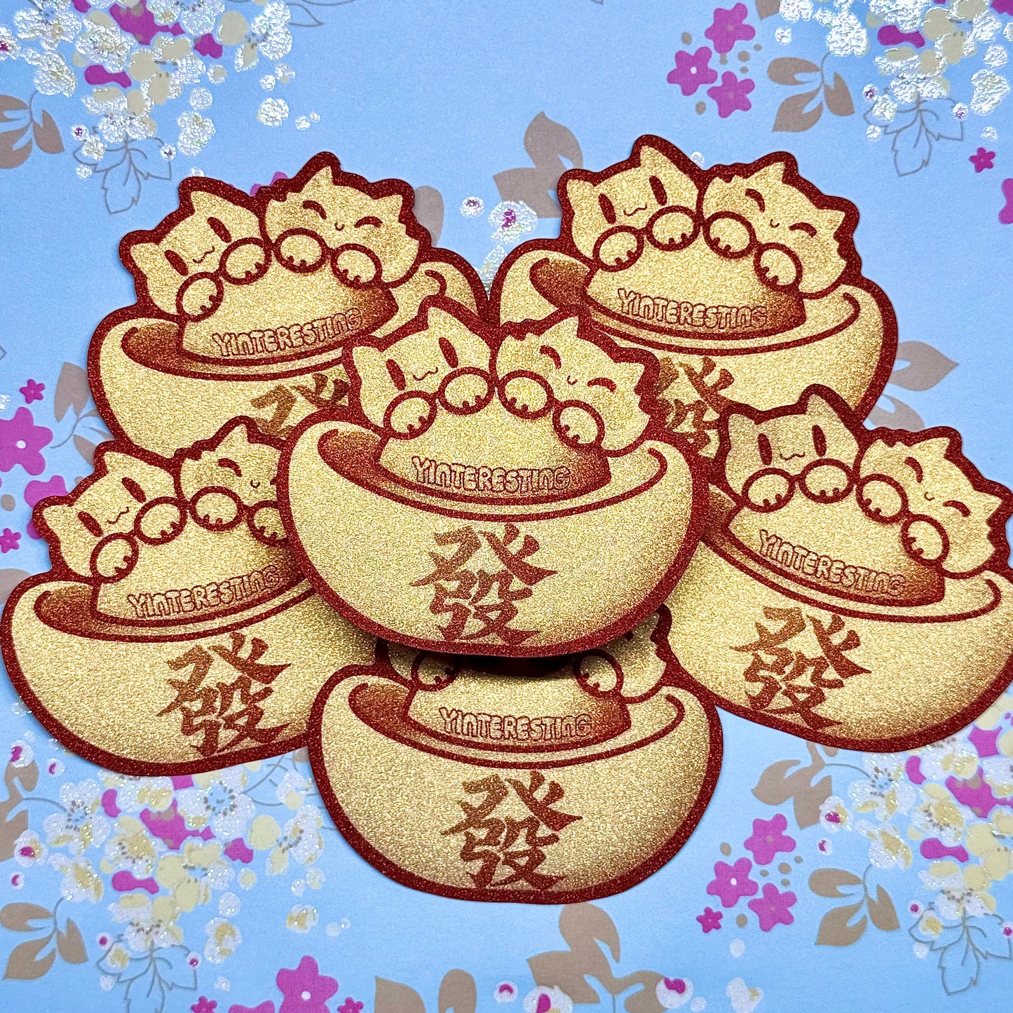 Sycee Yuanbao Meows Sticker