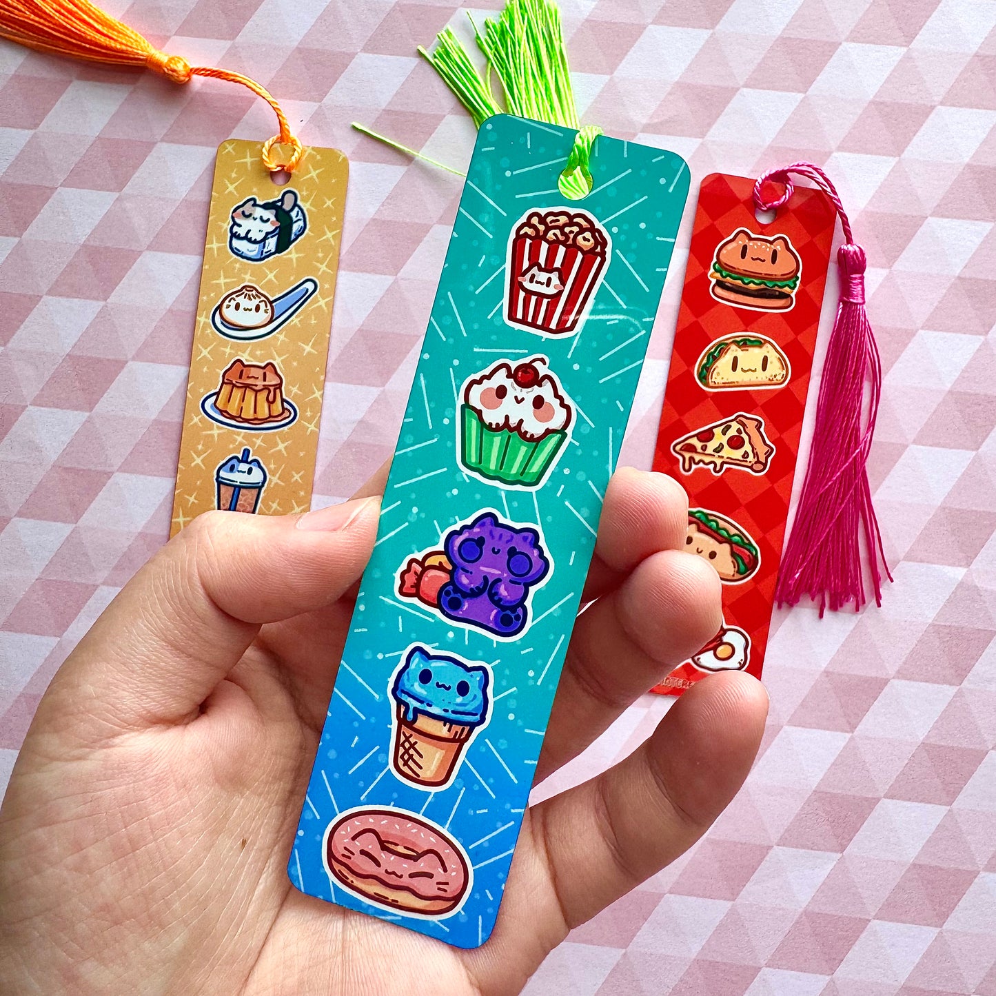 Foodie kitties Metal Bookmark