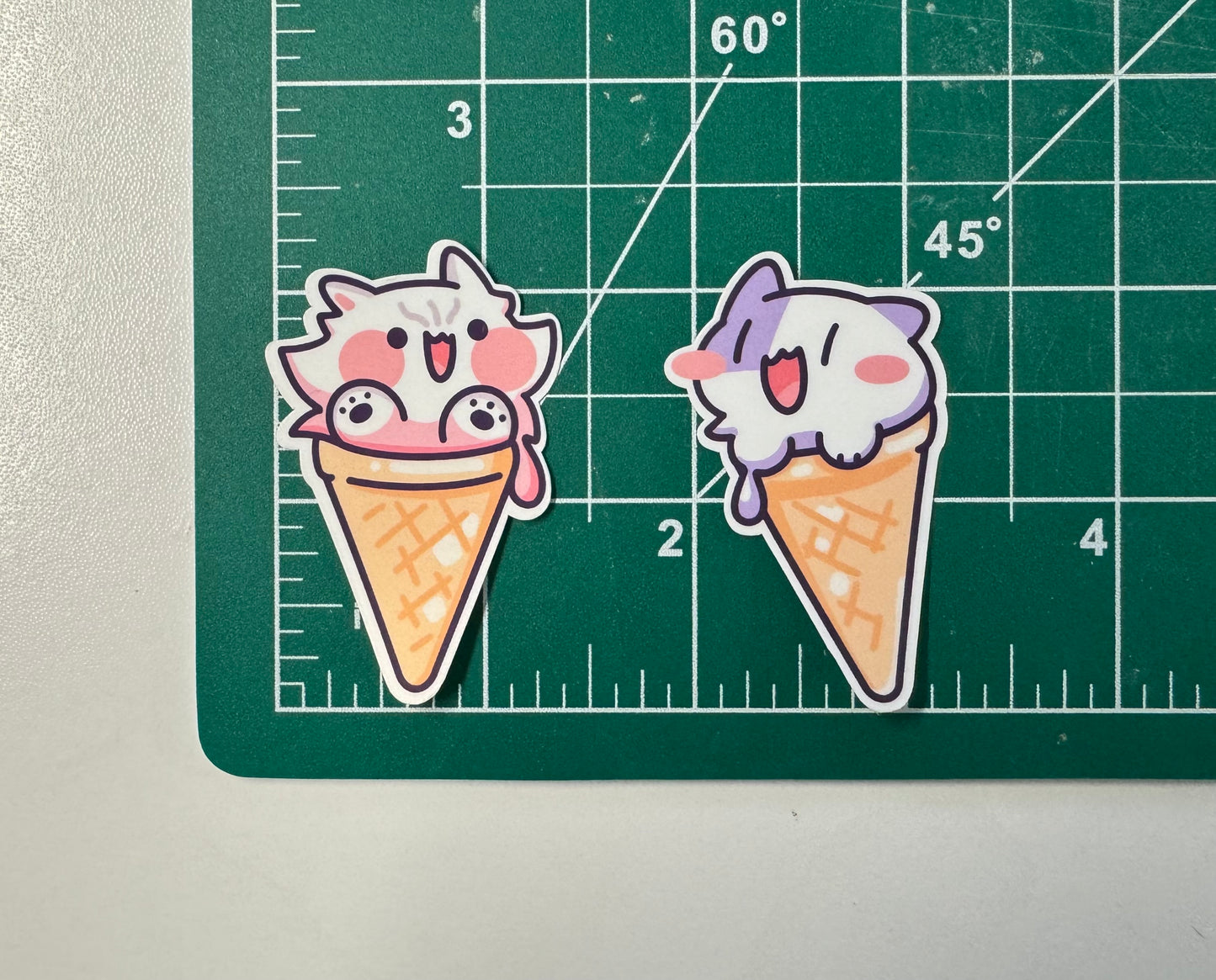 Ice cream Cats Stickers