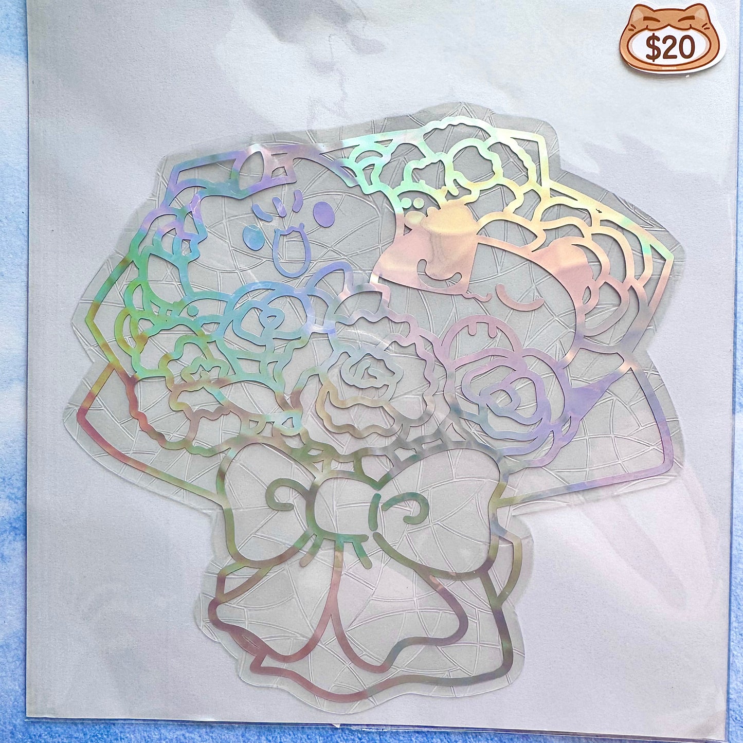 Bouquet meow large Suncatcher