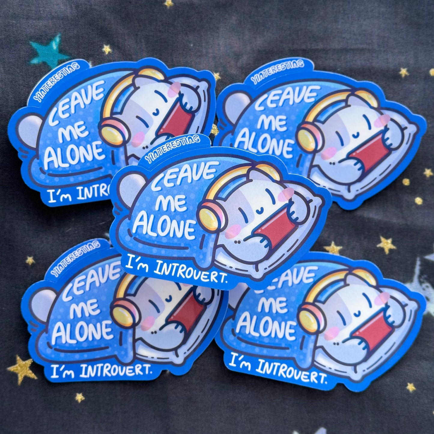 Introvert leave me alone Sticker