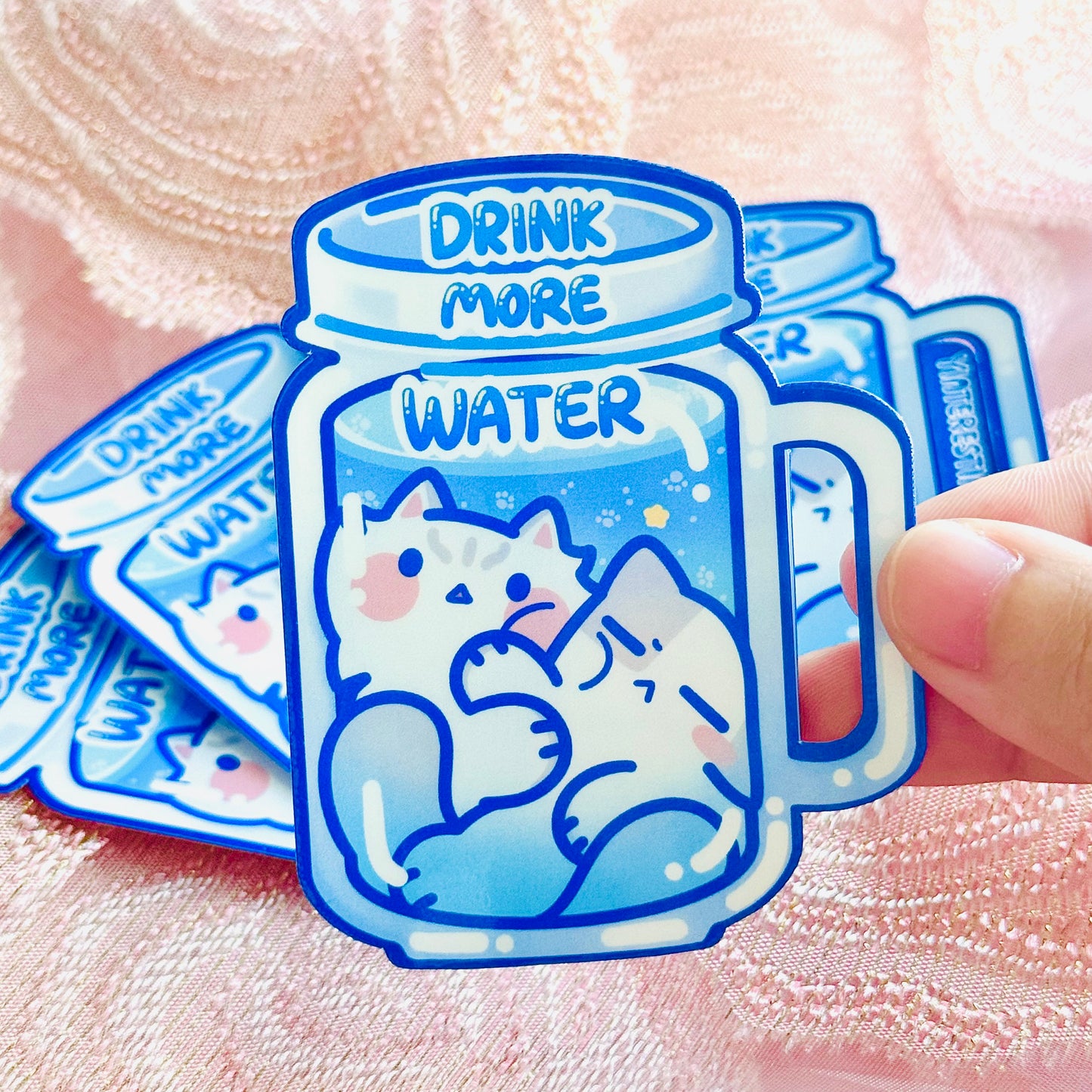 Drink More Water Stay Hydrated Sticker