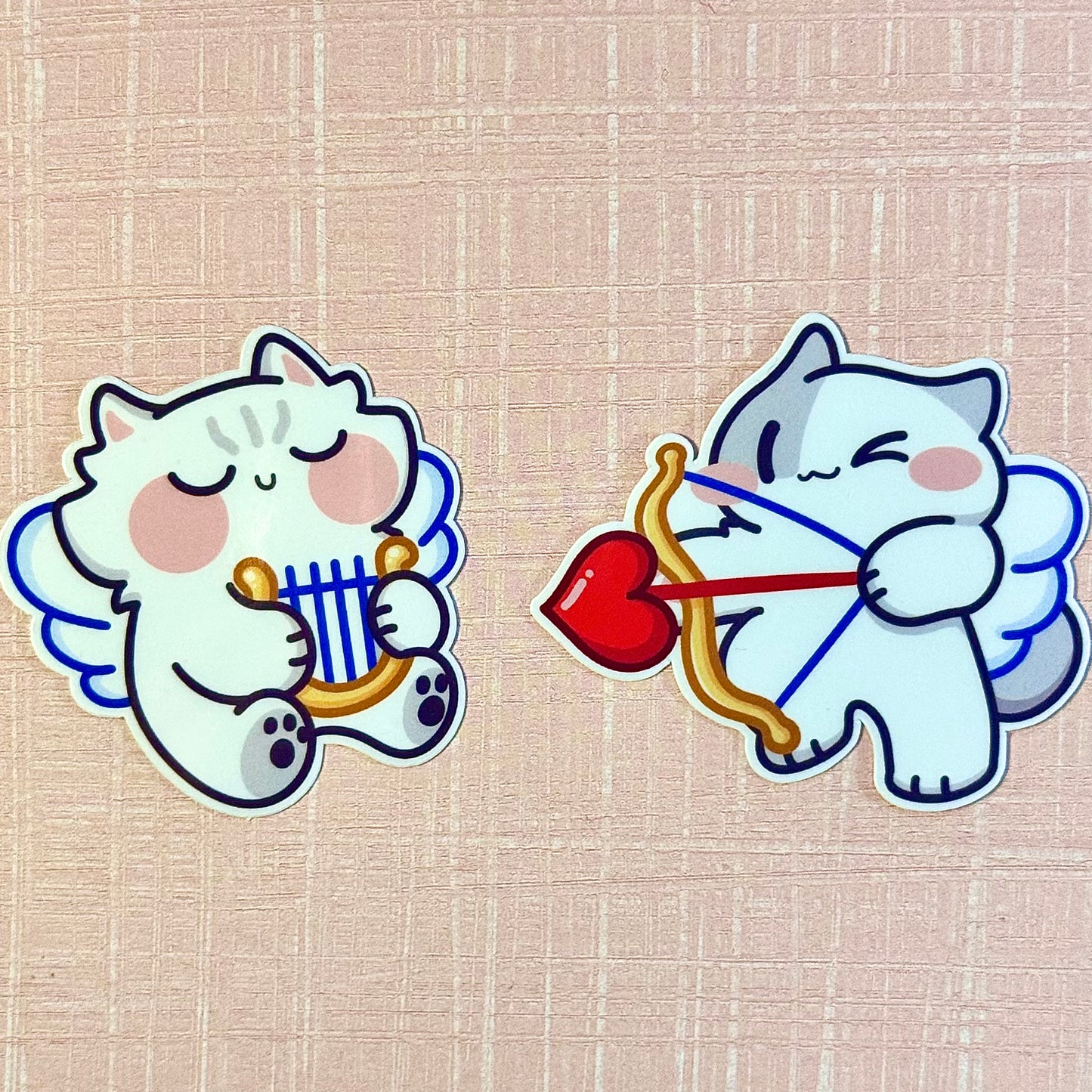 Cupid meow Stickers