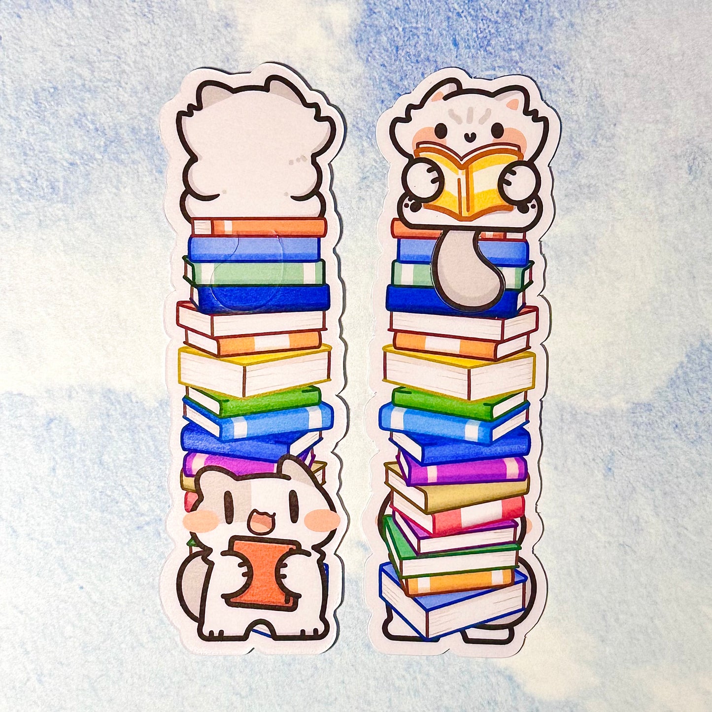 Book Stack Bookmark