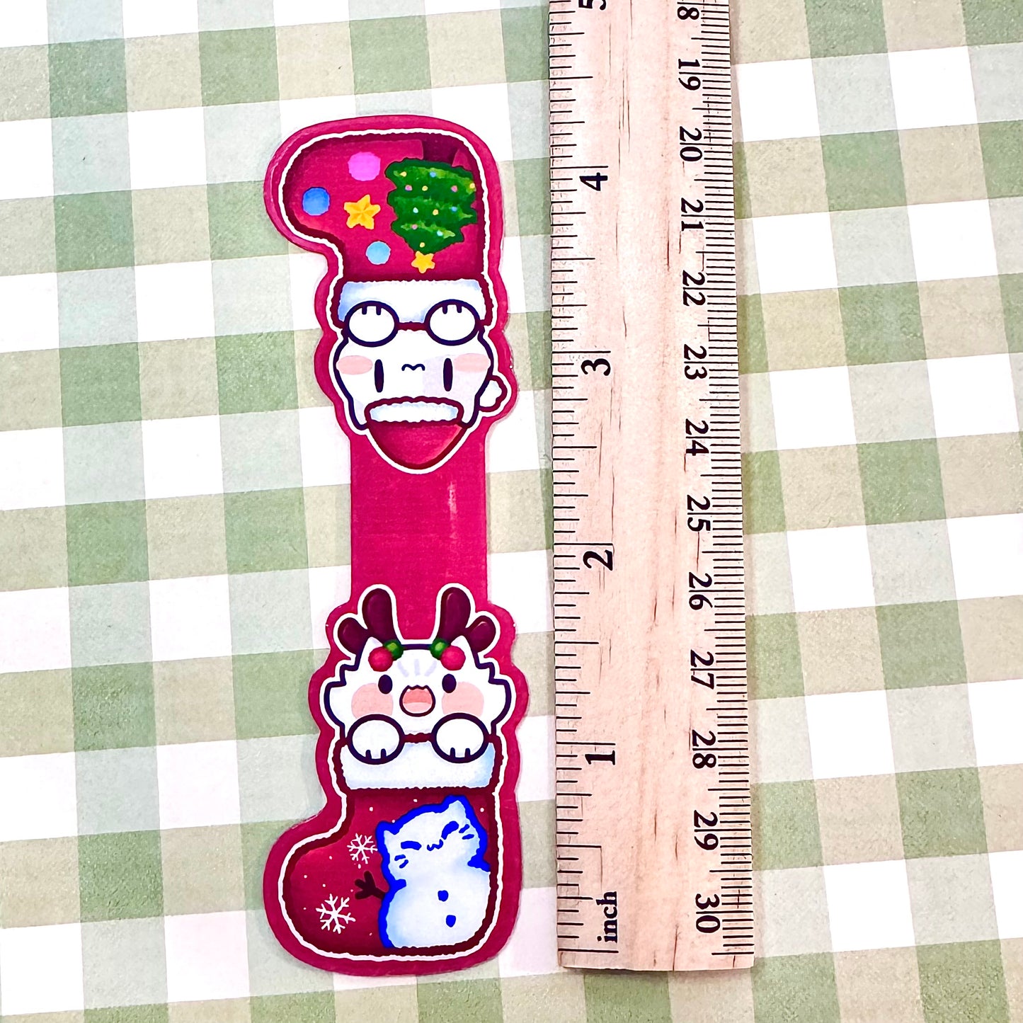 Christmas stockings Magnetic Bookmark