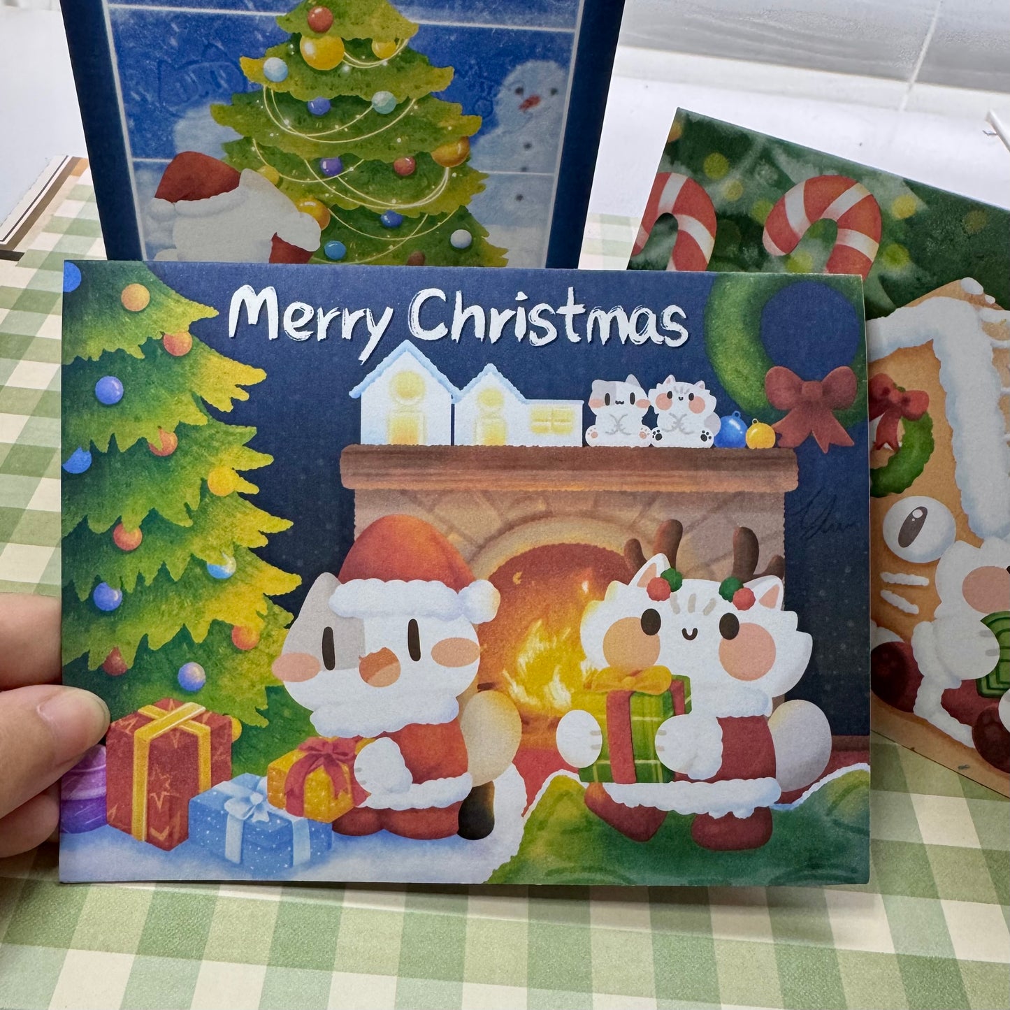 Merry Christmas Greeting cards , 4.25” x 5.5”