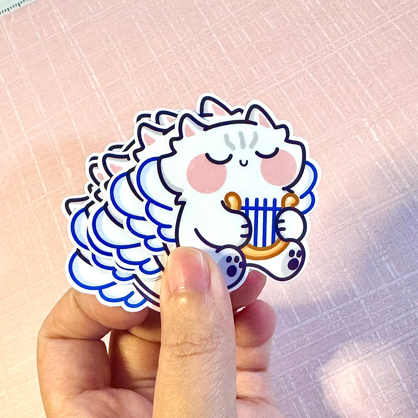 Cupid meow Stickers
