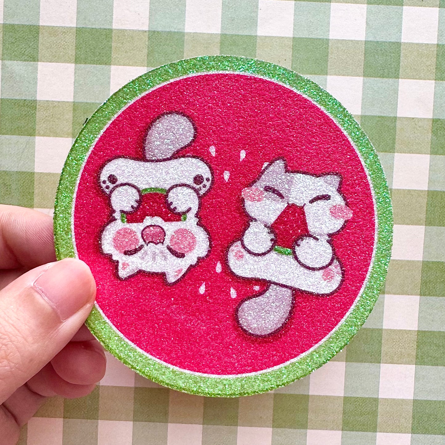 Watermelon meow Sticker