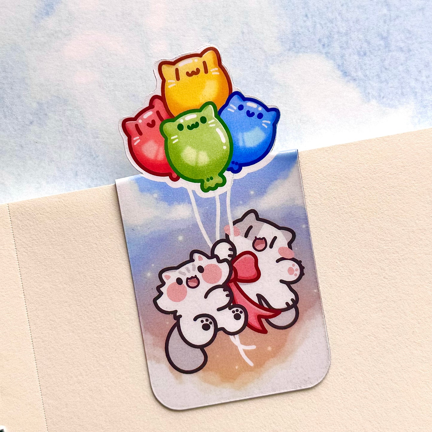 Balloons Magnetic Bookmark