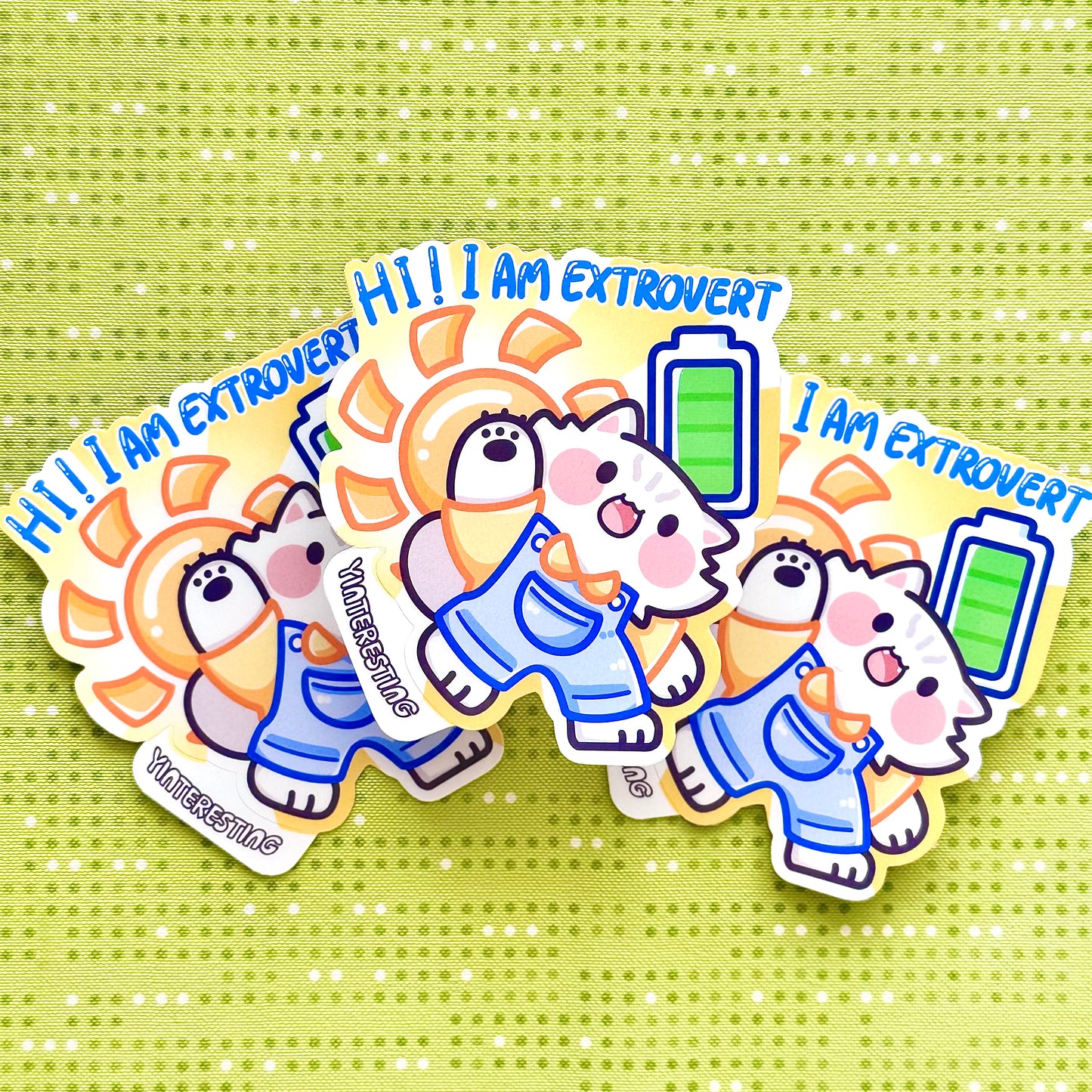 Extrovert Sticker