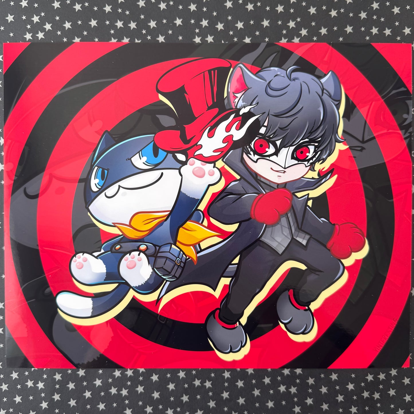 Persona Meow Art Prints