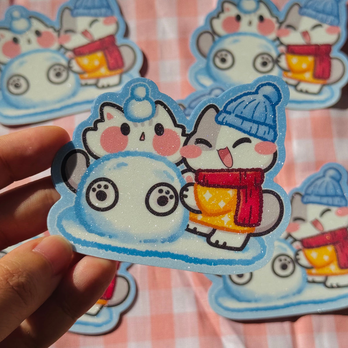 Snowmeow sticker