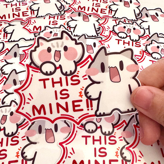 This is mine Sticker