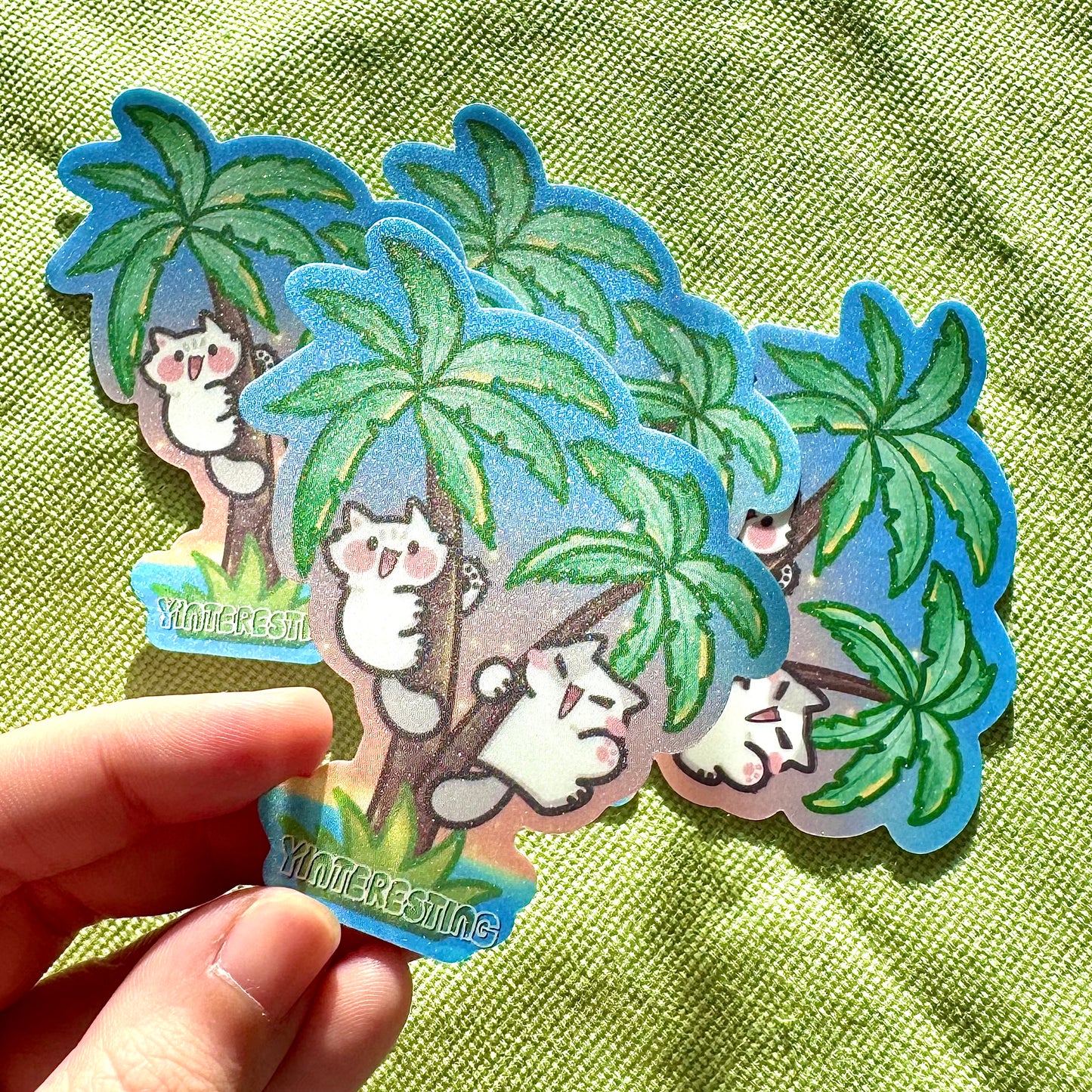 Palm tree meow Sticker