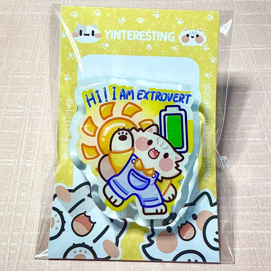 Extrovert Acrylic Phone Grip