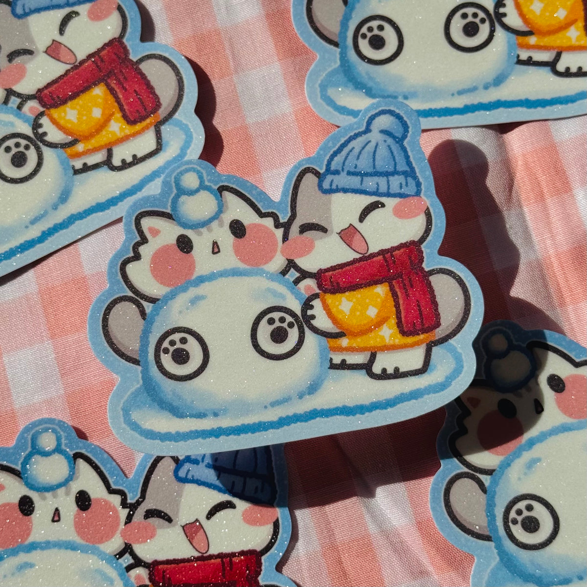 Snowmeow sticker