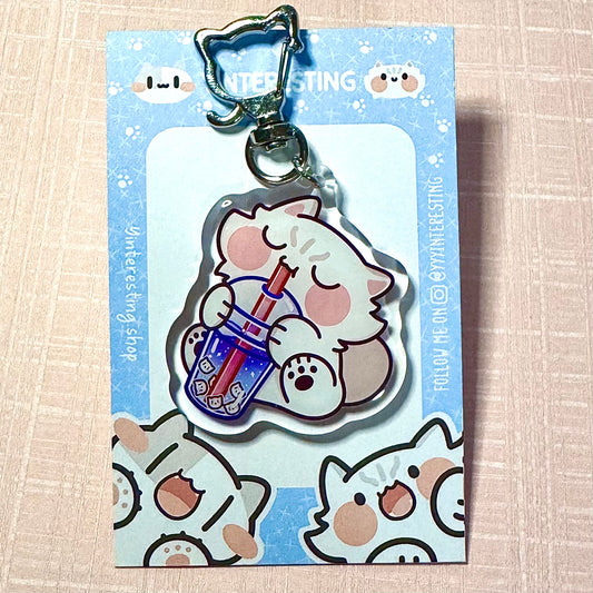 Boba Meow Keychain
