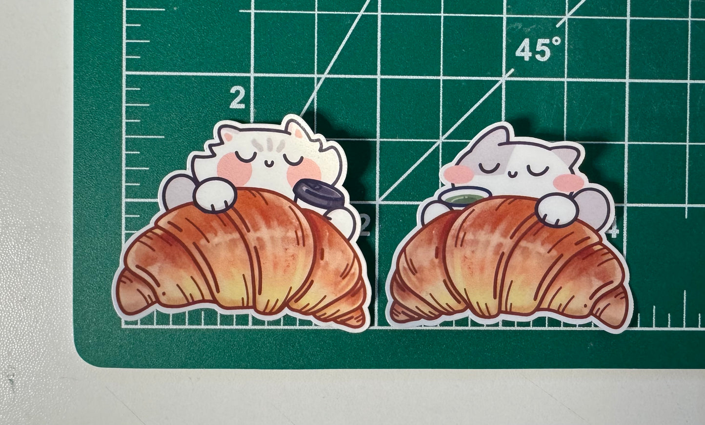 Croissant Cats Stickers