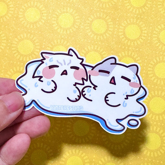 Melting Meows Sticker