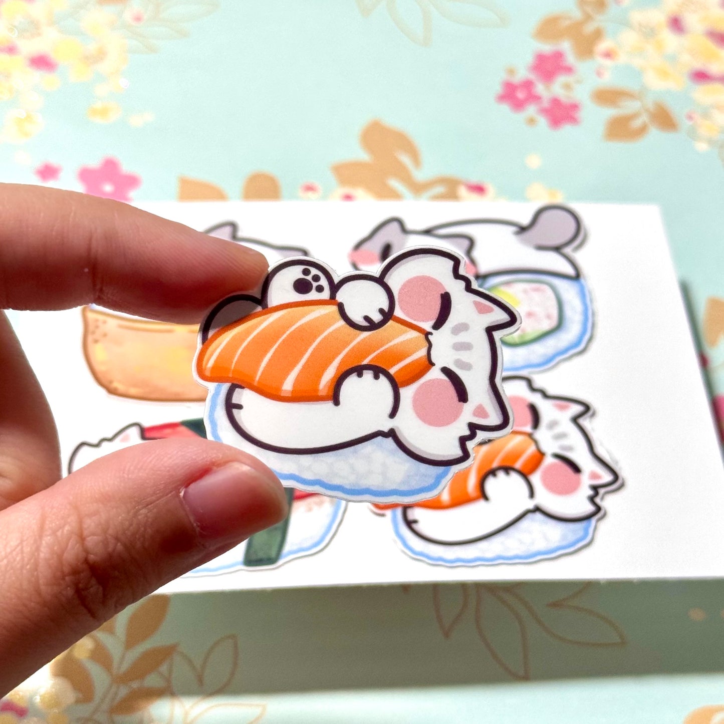 Sushi Meow Sticker Set