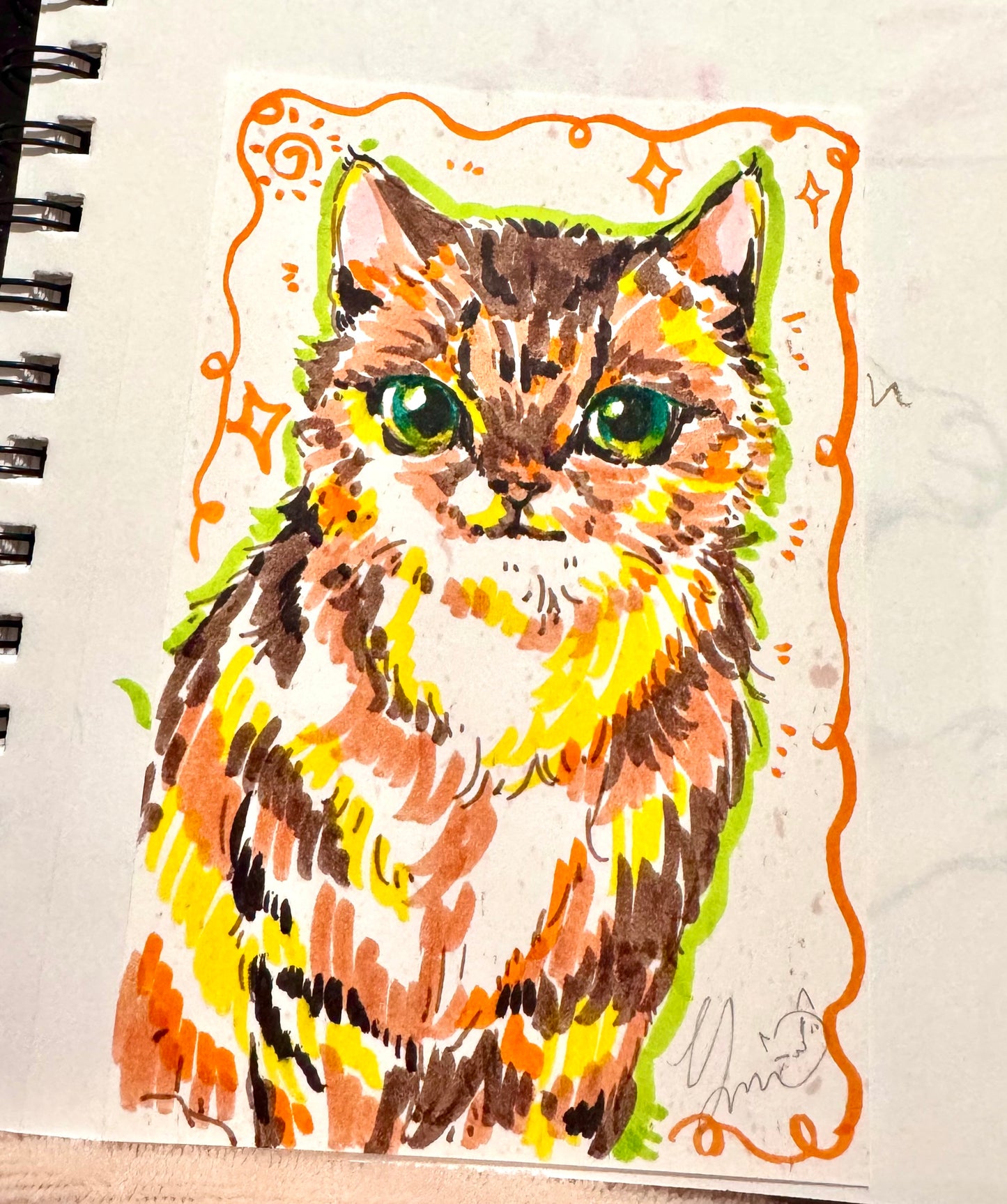 *Sticker Club Member Only* 4x6 Yinteresting Pet portrait Commission 🐱🐶🐰
