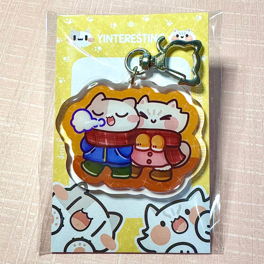 Autumn Meow Keychain