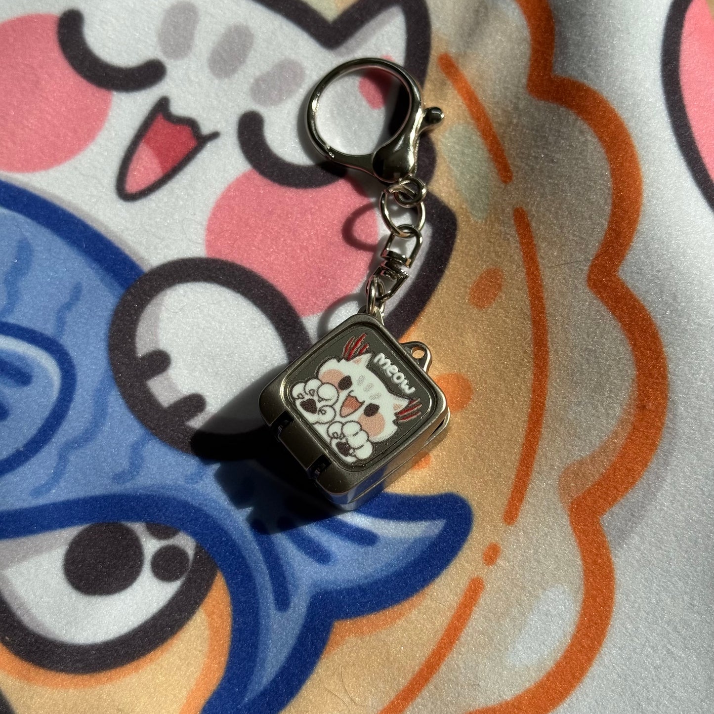 Meow Nail clipper keychains