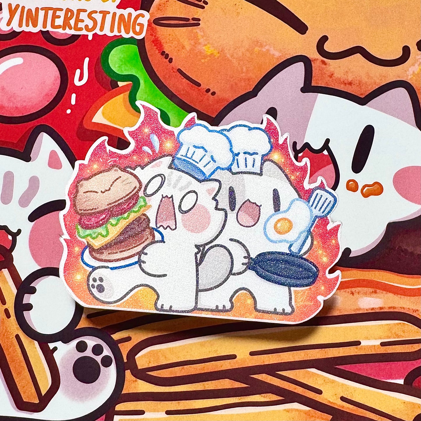 Chef Meows Sticker