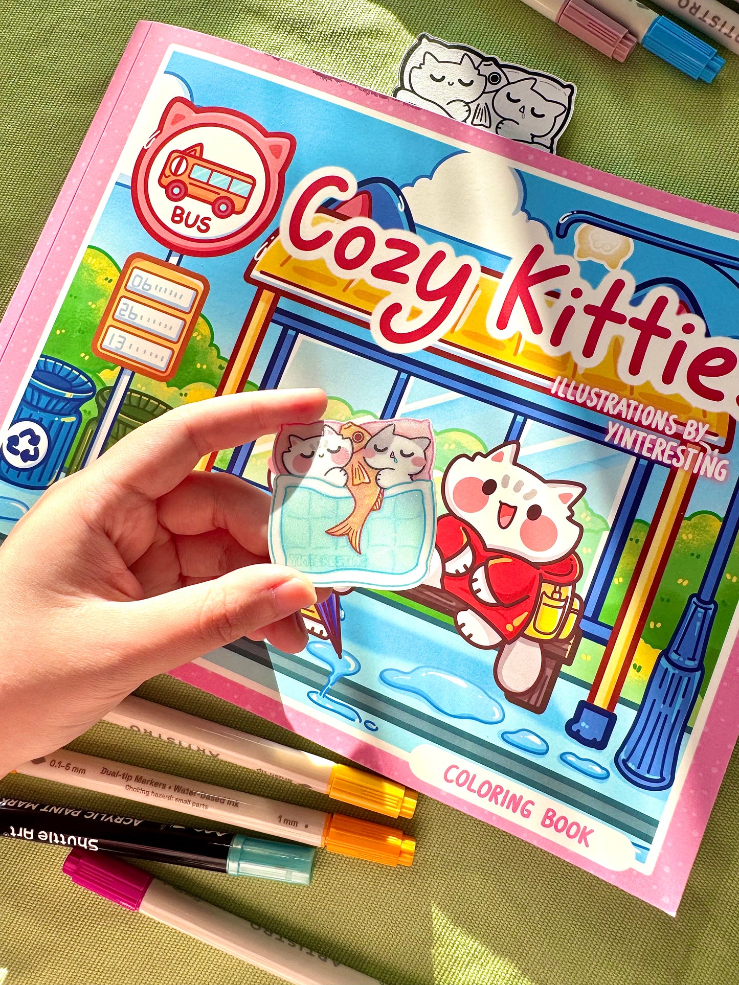 Cozy Kitties Coloring Book