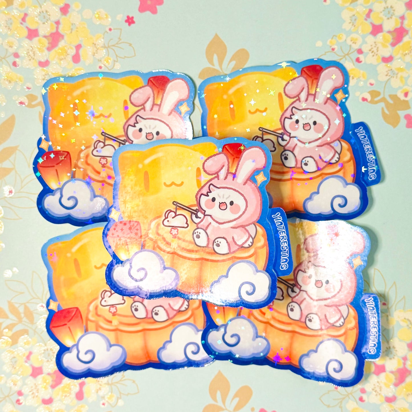 Mid-Autumn Festival moon cake Sticker
