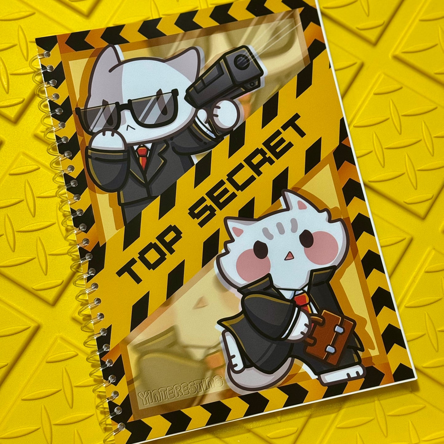 Top Secret Reusable B5/A5 Sticker Book