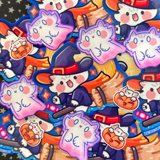 Halloween Witch Dian Stickers