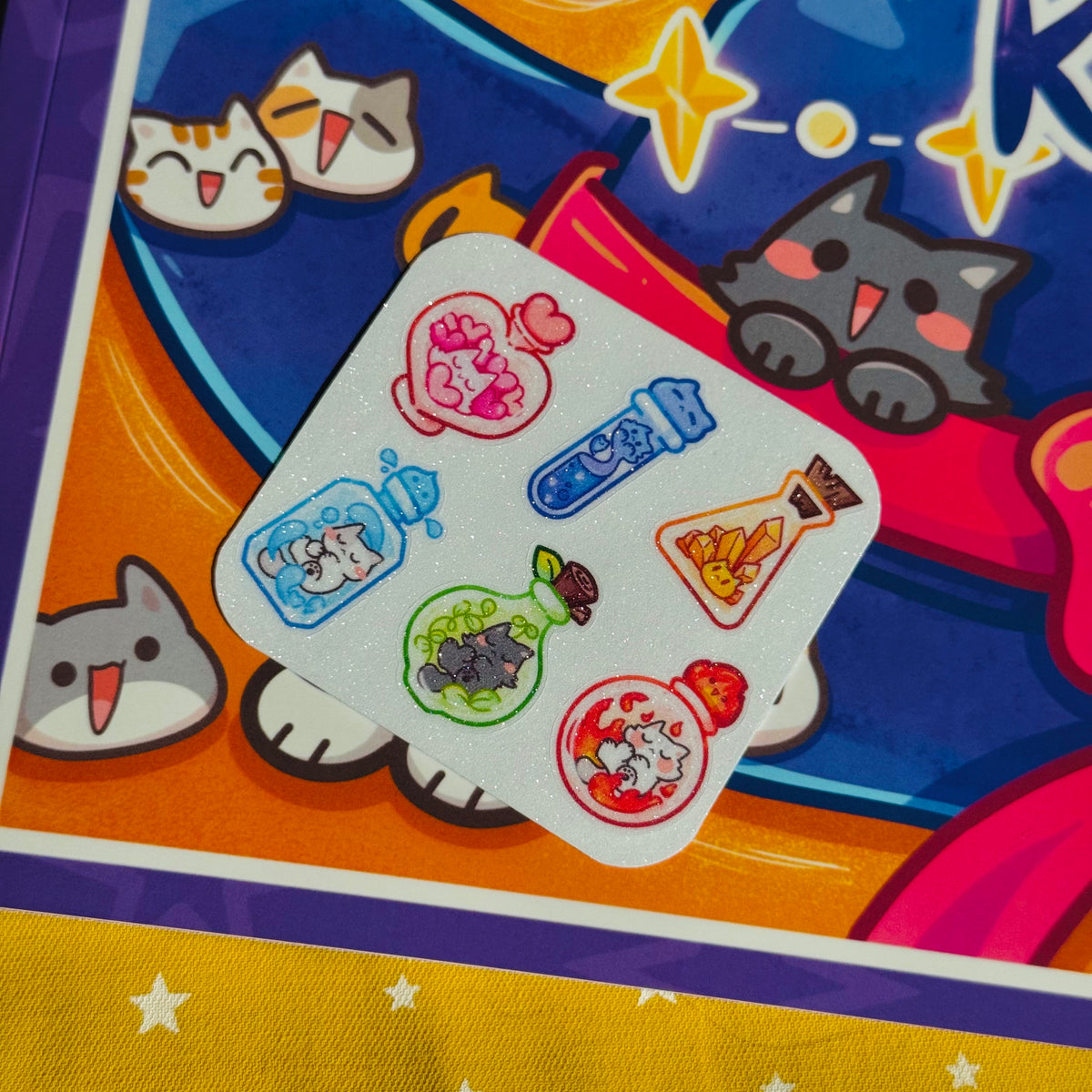Meowgic Kitties Coloring Book