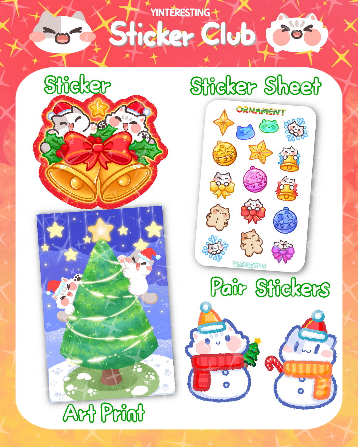 Members Pay Sticker *Sticker Club Member Only* – Yinteresting