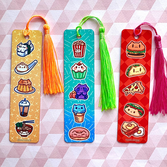 Foodie kitties Metal Bookmark