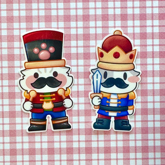 The Nutcracker meow Stickers