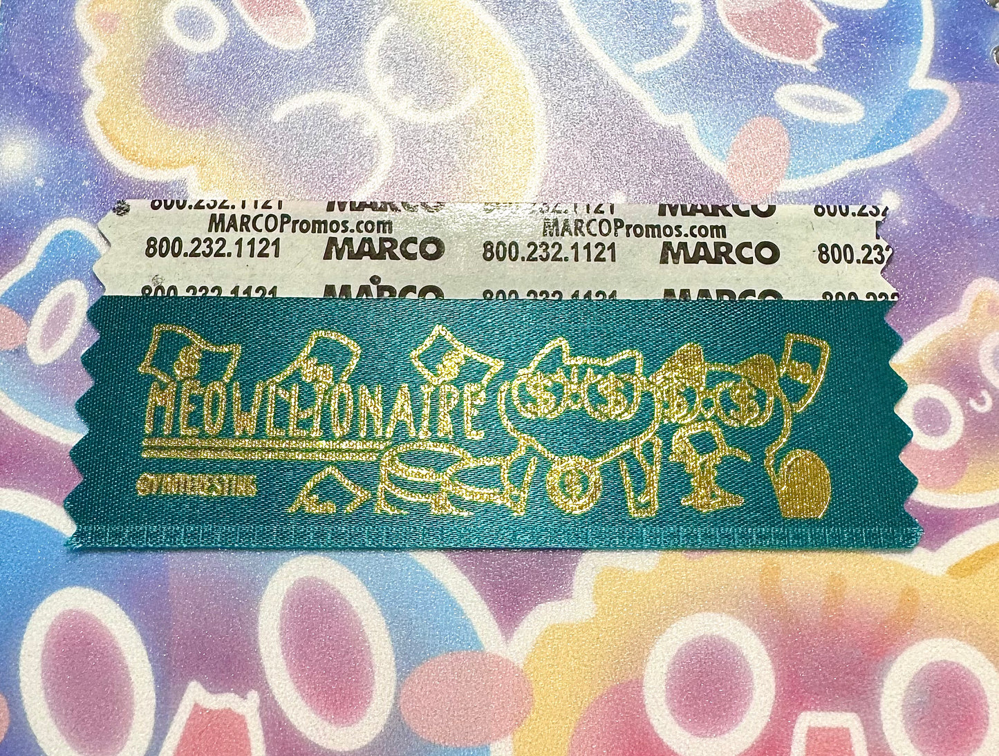 Meow ribbons Sticker