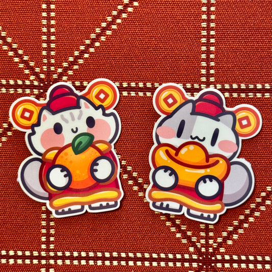 Caishen God of Money and Wealth Sticker