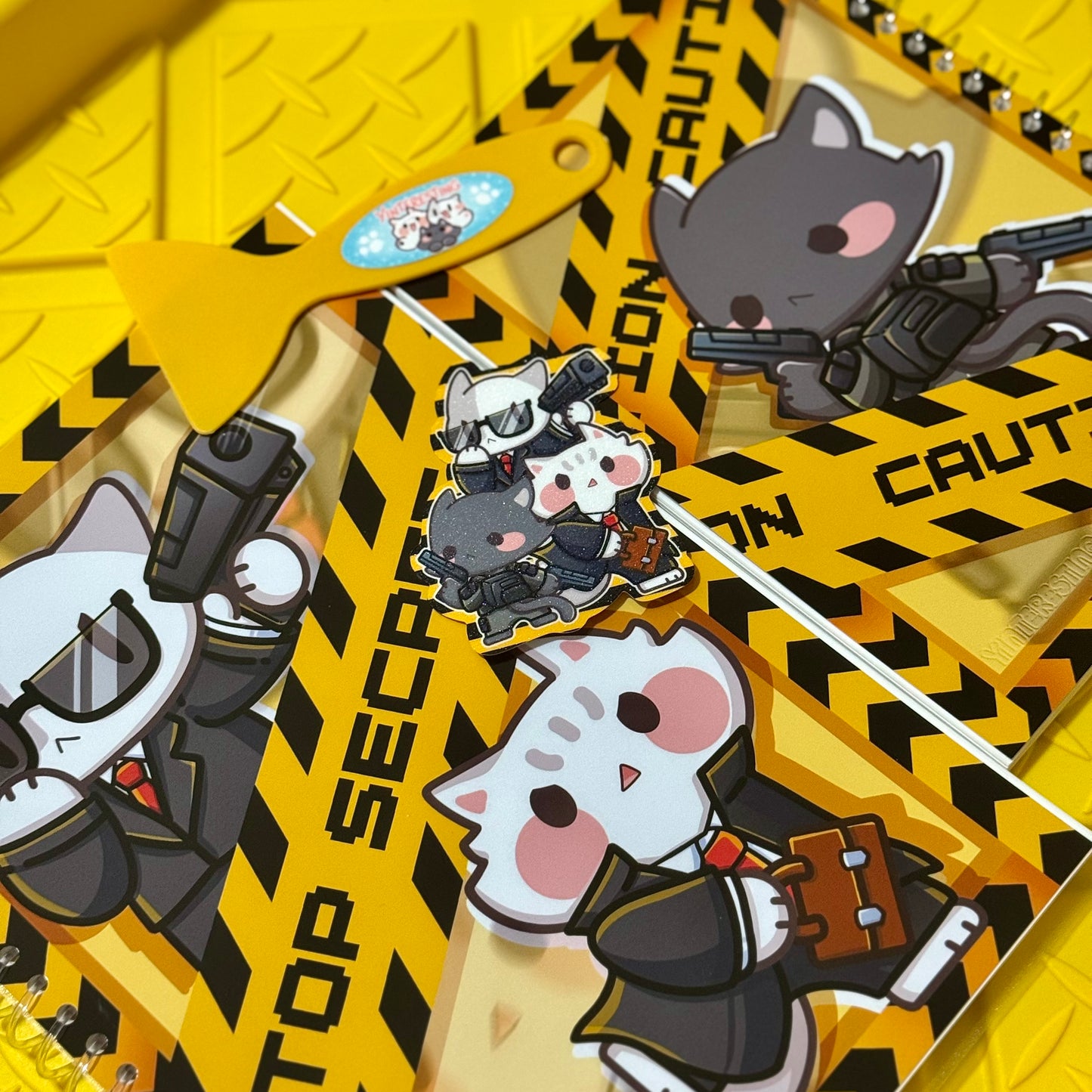 Top Secret Reusable B5/A5 Sticker Book