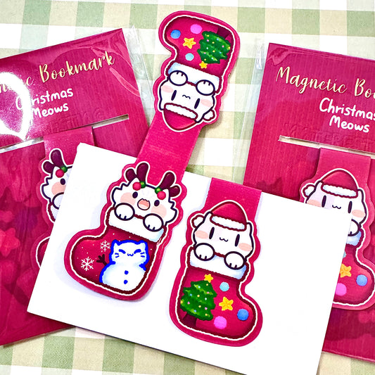 Christmas stockings Magnetic Bookmark