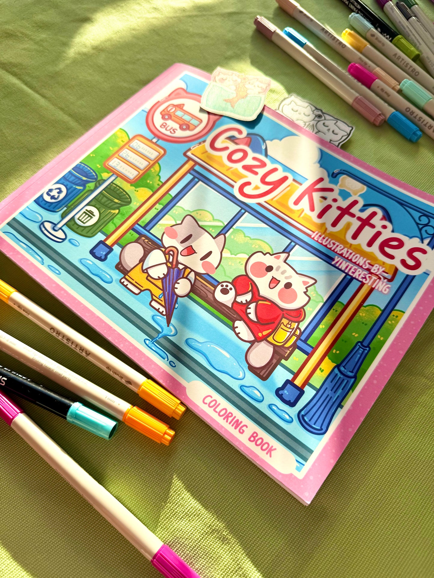 Cozy Kitties Coloring Book