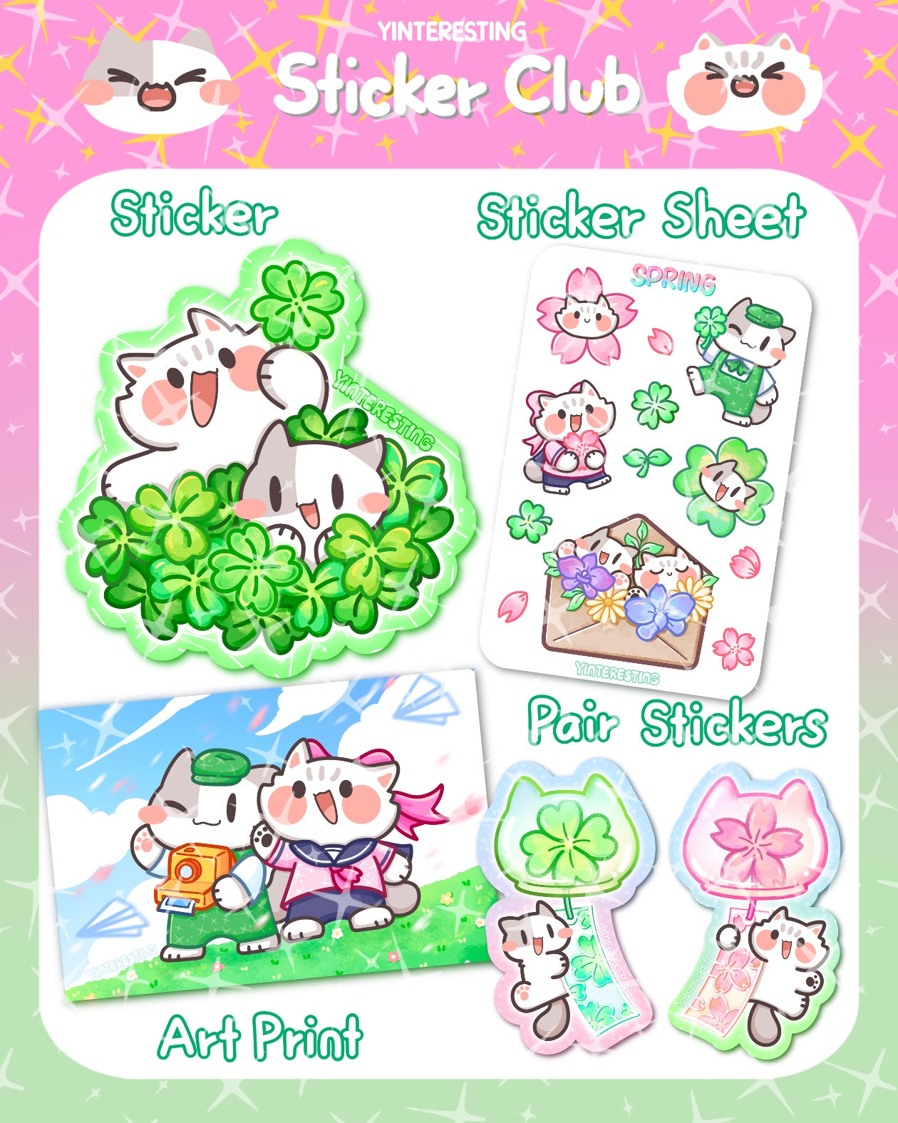 *Sticker Club Member Only*
