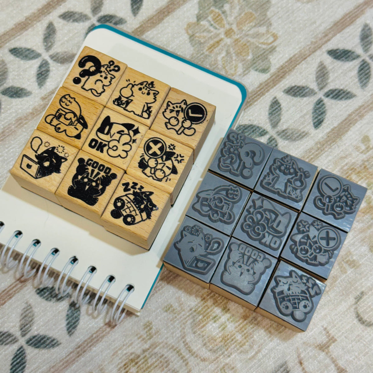 Meow Wooden Stamps