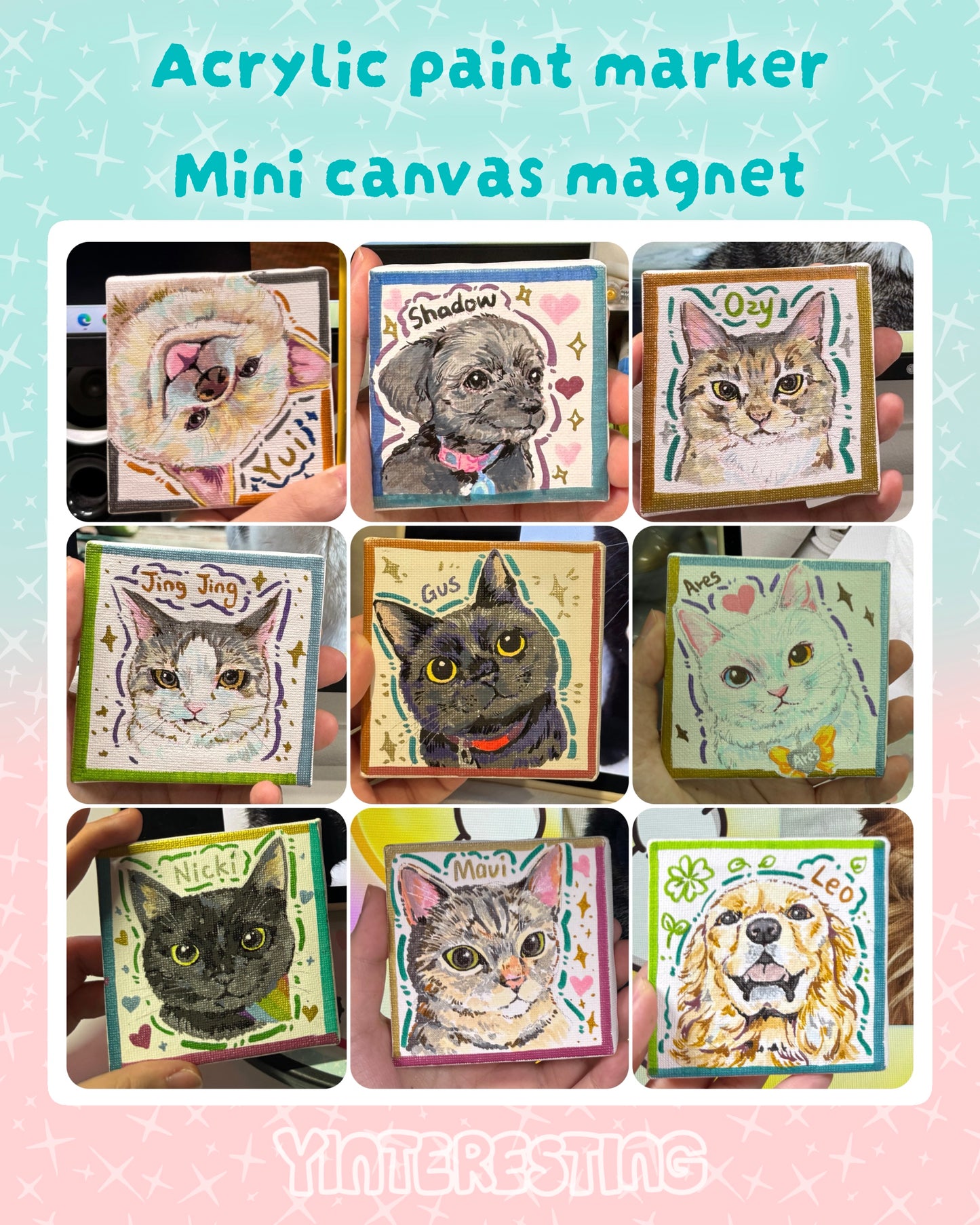 Yinteresting Pet portrait commission (Please read through before ordering)